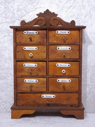 Armoire ancienne épices en - armoire,