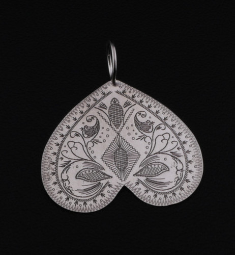 Pendentif coeur argent 925 - en, 925%