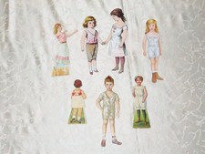 Lot De Poupées En Papier