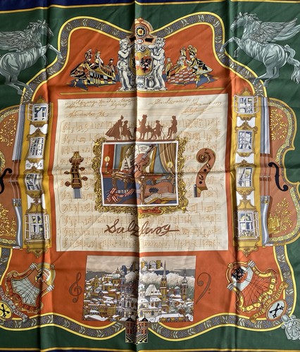 Hermes silk scarf carré - silk, scarf,