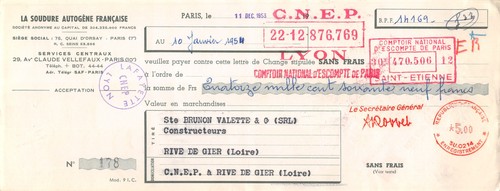 1953 soudure autogene - 1953, la