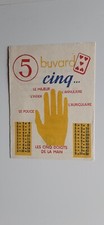 Buvard vintage  5 Cinq  