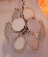 1970′ Lustre Venini Blanc