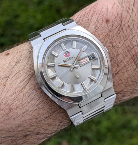 Montre automatique rado silver - montre,