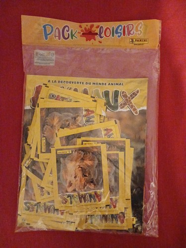 Pack album panini animaux - album, 50