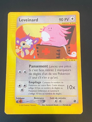 Carte pokemon leveinard 165 - pokemon, 72/165
