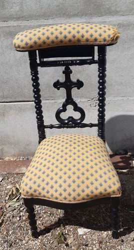Chaise prie dieu restaurer - à,
