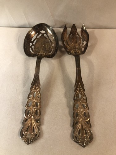 Ornate slotted pierced serving - ornate, slotted/pierced