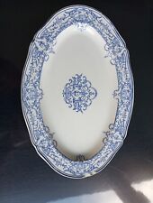 PLAT OVALE FAIENCE GIEN ANCIEN 1876 Numéro 20