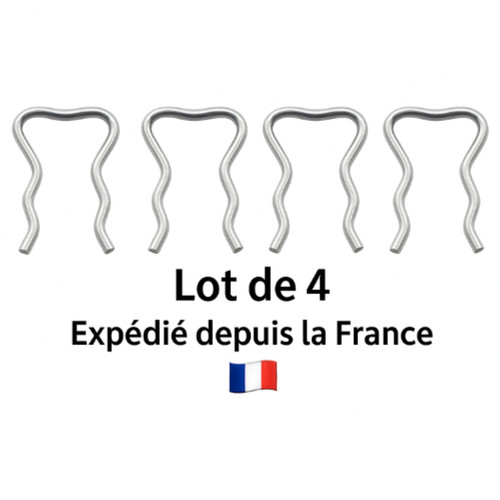 Lot agrafes clip - 4, retour