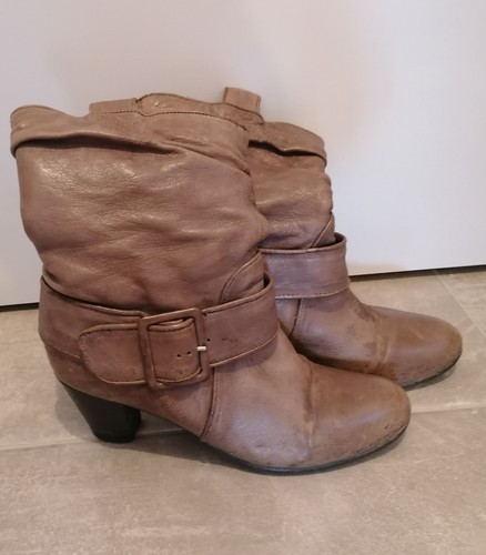 Bottines marrons talons - bottines, à