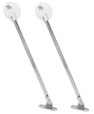 2X Support De Volet Support De Frein De Cuisine Avec Frein Blanc Remplaçant