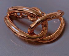 Sublime Bracelet AGATHA PARIS  bijou bracelet plaqué or rose gourmette entrelacé