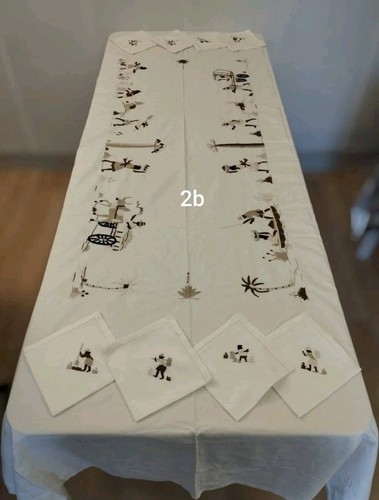 Nappe table brodées - nappe,