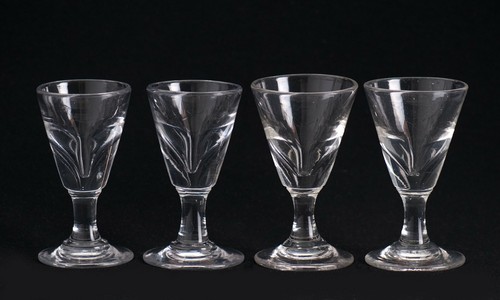 Verres loupe anciens en - 4,
