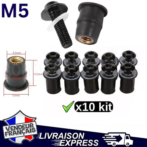 Vis écrou fixation - m5,