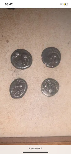 Monnaie gauloise denier - monnaie,