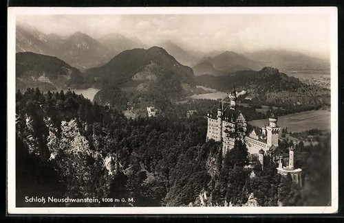Carte postale hohenschwangau - postale,