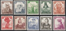 Stamp Germany Mi 588-97 Sc