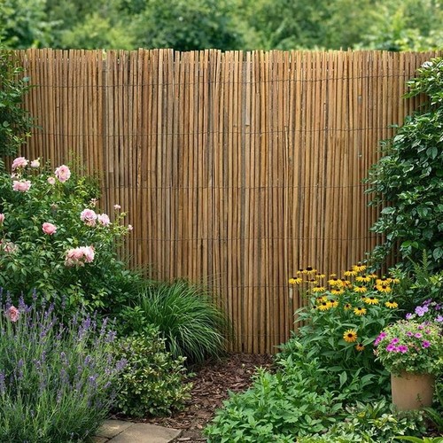 Natte bambou clôture - natte,