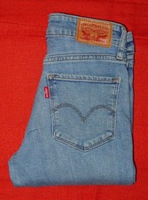 Jean Levi's 711 Skinny Stretch Bleu Used W25L32