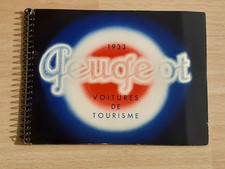 Peugeot 201 301, prospectus de 1933 catalogue publicité brochure dépliant
