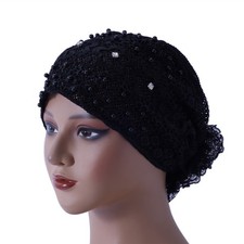 Femme Bonnets De Fleurs Hijab