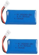 Lot de 2 batteries LiPo 3.7V