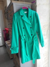 38 NEUF  IMPERMEABLE IMPER TRENCH DAMART  VERT