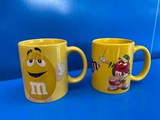 Lot De 2 M&M’S  Mug / Tasse A Café Collector mm's Jaune et Rouge TBE