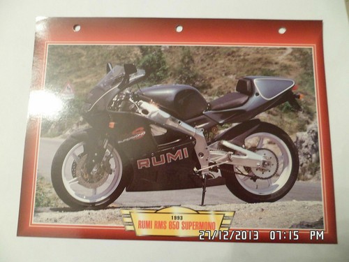 Carte fiche moto rumi rms - fiche,