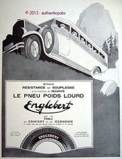 PUBLICITE PNEU ENGLEBERT POIDS