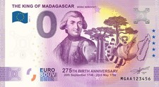 Billet Souvenir 2021 Afrique The King of Madagascar