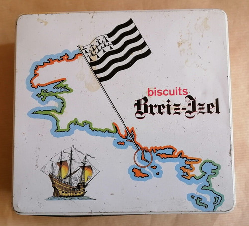 Boite ancienne biscuits - ancienne,