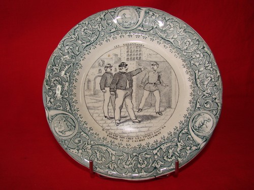Ancienne assiette dessert - ancienne,