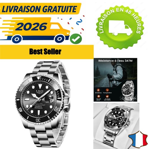 Montre homme lige quartz - homme,
