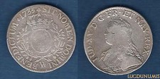 Louis XV, 1715-1774 – Ecu aux branches d'olivier 1735 W Lille TB Rare