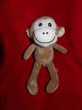 Doudou Peluche Singe Brun et Beige Arthur et Lola Neuf 