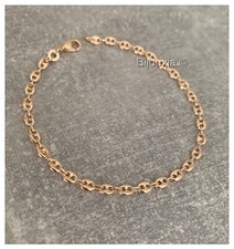 Bracelet maille grain - maille, café