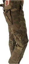 PANTALON CARGO TREILLIS CAMOUFLAGE FEMME LE TEMPS DES CERISES TAILLE FR 38