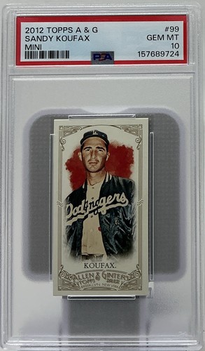 Sandy koufax psa 2012 - sandy, 10-