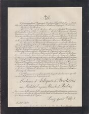 1924 Faire-part décès Mme d'ARLIGUIE de BOUTIÈRES née Blanche de RODIER - Martel