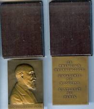 Médaille de table - Médecine DURAND FARDEL Raymond internat de PARIS d=70x52 mm