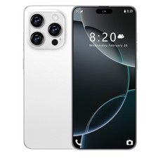 Débloqué Téléphone portable 15 Pro MAX 256Go+8Go 5G Smartphone Android 6000mAh