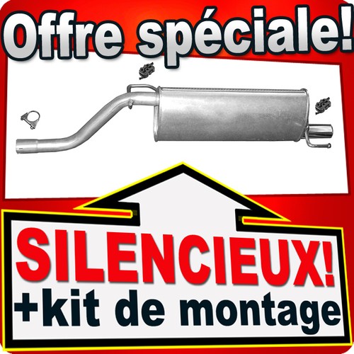 Silencieux arrière pour opel - silencieux,