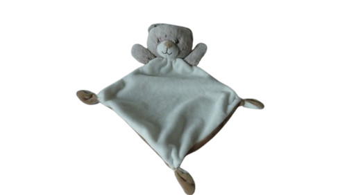 Doudou ours plat - , neuf