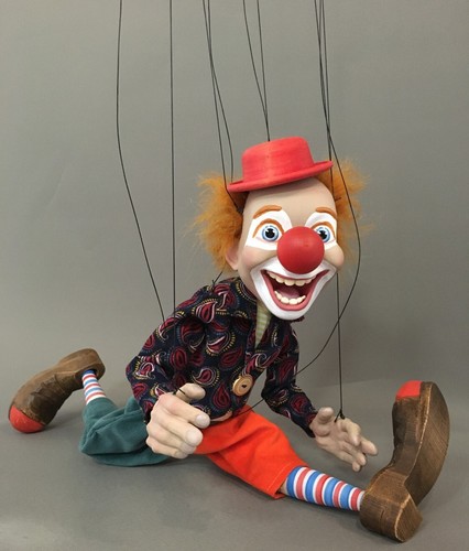 Clown marionnette art - clown,