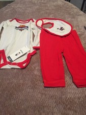 NBA New Orleans Pelicans Red Baby 9M Outfit 3 Pieces