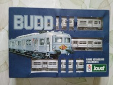 Rare JOUEF Ceji  HO Train BUDD 1985 Box Coffret Prestige Complet Rame 3 Voitures