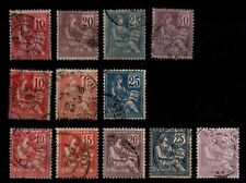 Déstockage : TOUS les MOUCHON, Oblitérés = Cote 87 € / Lot Timbres France